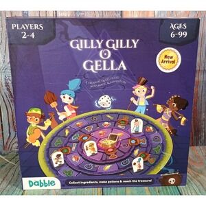 Dabble Gilly Gilly O Gella Board Game Magic Treasure Quest Ages 6+ 2-4 Players
